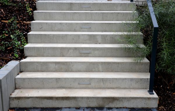 Poured Step Installation in Clover