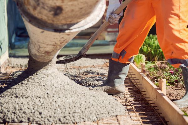Poured Concrete Installation in Clover