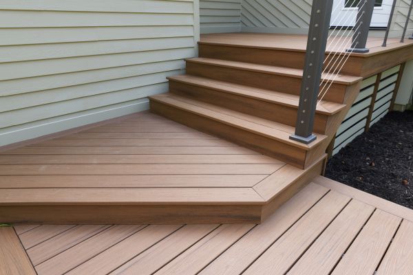 Patio Staircase Construction in Clover