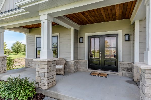 Concrete Porch Construction in Clover