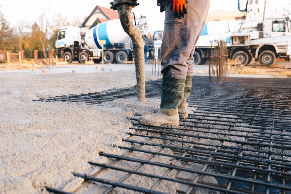 Poured Foundation Installation in Clover
