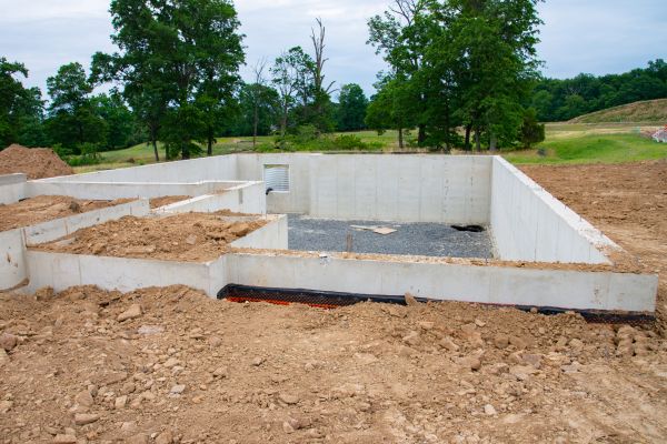 Basement Foundation Pouring in Clover
