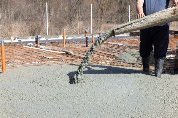 Pole Barn Slab Pouring in Clover