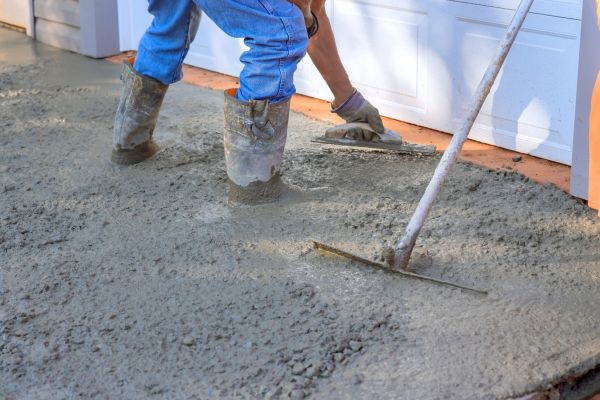 Driveway Slab Construction in Clover