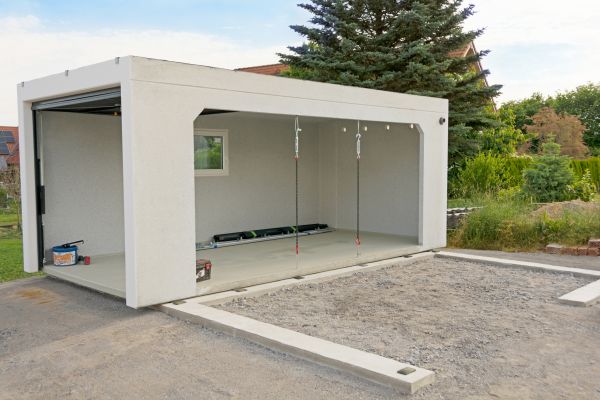 Garage Foundation Installation in Clover