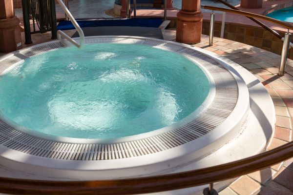 Hot Tub Patio Construction in Clover