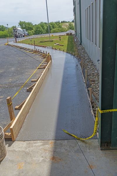 Concrete Sidewalk Paving in Clover