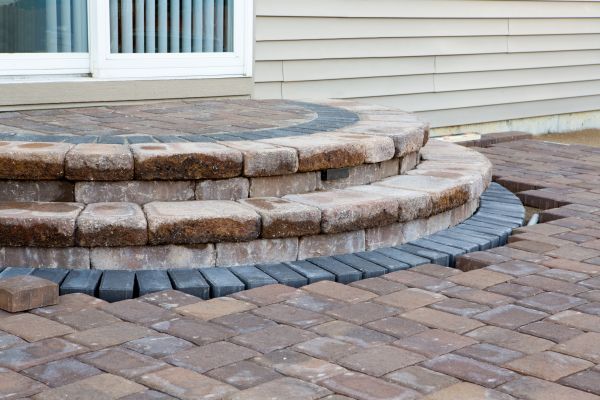 Patio Step Installation in Clover