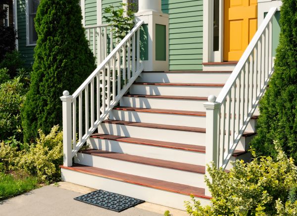 Front Steps Construction in Clover