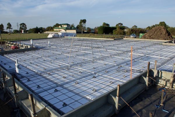 Barn Pad Construction in Clover