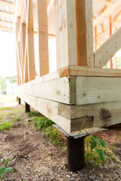 Barn Footing Construction in Clover