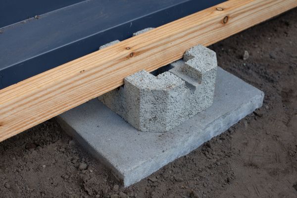 Deck Footing Construction in Clover