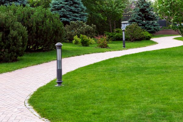 Backyard Sidewalk Installation in Clover