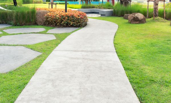 Concrete Sidewalk Installation in Clover